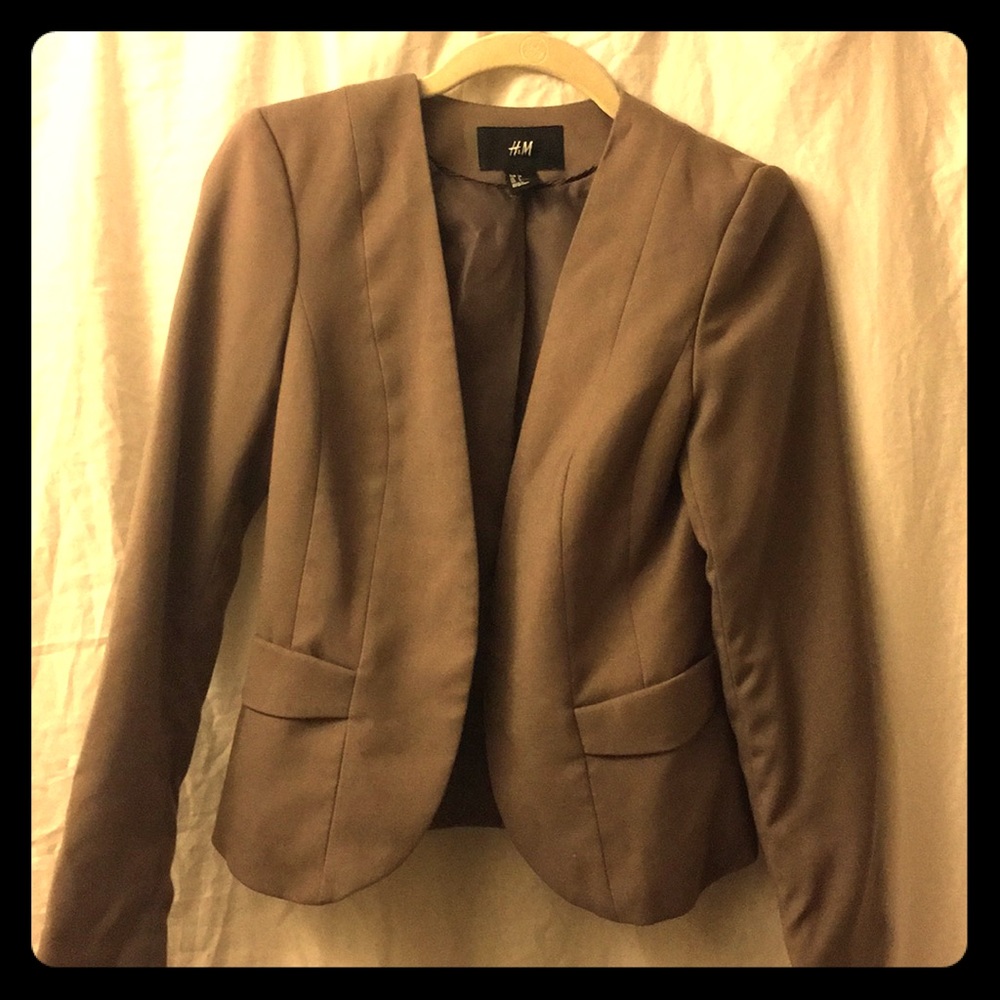 H+M Taupe Blazer